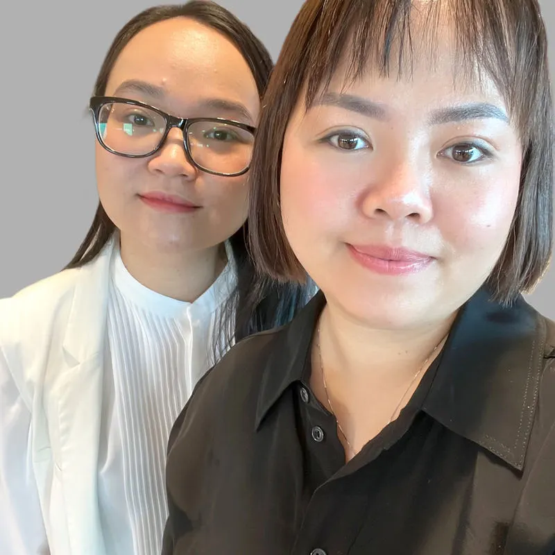 The two sisters who run Trending Nails and Beauty