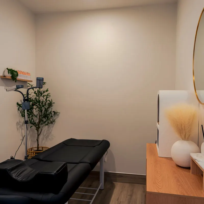 Our lash and brow room