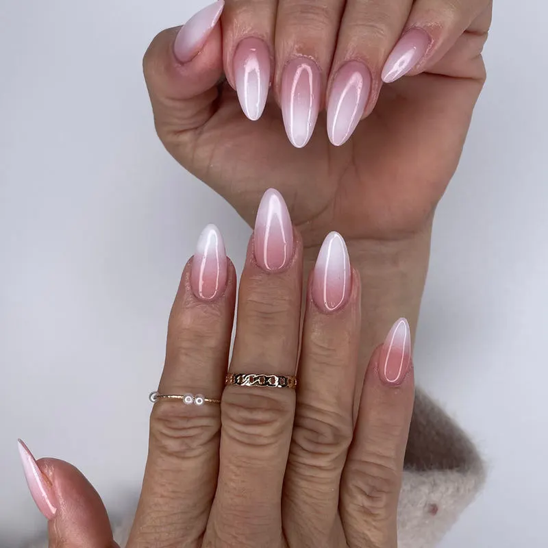 Soft pink ombré